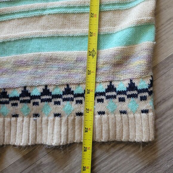 Womens Glamour Farms 1XL Open Front Boho Southwest Aztec Cardigan - Picture 5 of 7